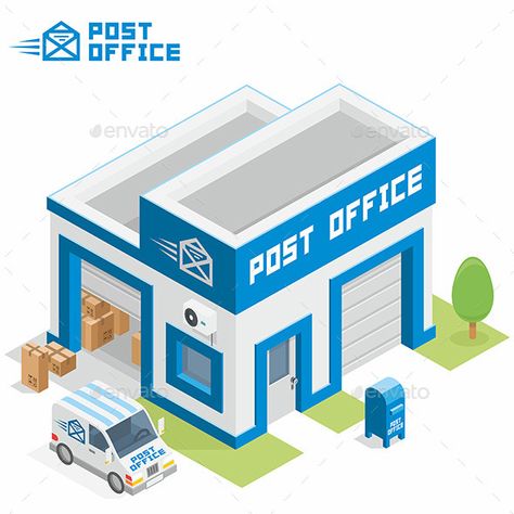 Post Office Building Post Office Minecraft, Minecraft Barn, Post Office Building, Minecraft Modern City, Apartments Exterior, Photographer Business Cards, Office Building Architecture, Building Icon, Building Front