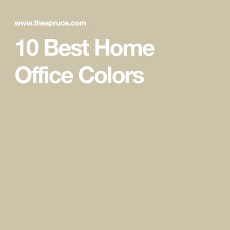 10 Best Home Office Colors What Color Should I Paint My Home Office, Feminine Office Paint Colors, Best Paint Colors For An Office, Home Office Accent Wall Color Ideas, Best Paint Color For Home Office, Paint Colors For Office Space, Office Colours Wall Paint Colors, Best Color For Home Office, Best Office Colors For Productivity