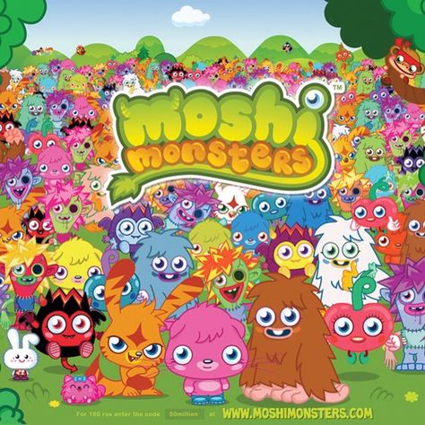 Moshi Monsters Wallpaper, Moshi Monsters Aesthetic, 2000 Characters, 2000 Games, Nostalgic Games, Moshi Monster, Monster Games, Moshi Monsters, 2010s Nostalgia