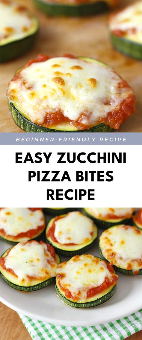 Image for Easy Zucchini Pizza Bites Recipe Zucchini Pizza Bites Baked, Zucchini Bites Baked, Pizza Bites Recipe, Zucchini Pizza Crust, Zucchini Recipes Baked, Best Zucchini, Zucchini Pizza Bites, Zucchini Bites, Zucchini Pizza