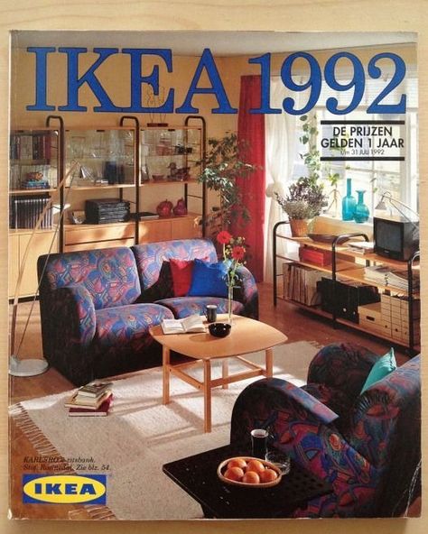 Instagram photo by Every Other Thursday • May 9, 2020 at 8:12 AM 90s Aesthetic Interior Design, Ikea 90s Catalog, 90s American House Interior, 90s Ikea Catalogue, 1990 Interior Design, 1990s Living Room, 90s Decor Interior Design, 90s House Interior, 90s Living Room Aesthetic