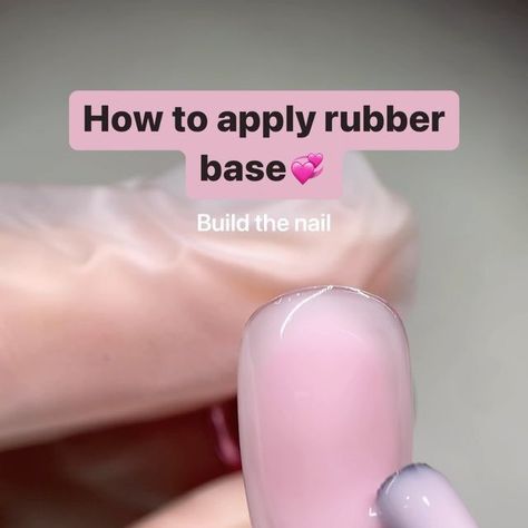 @lnnailedit on Instagram: "Rubber base, unlike regular gel can be built on the nail giving it strength and longevity without having to file anything due to its self leveling component You can find high-quality rubber base 𝐚𝐭 𝐋𝐍𝐧𝐚𝐢𝐥𝐞𝐝𝐢𝐭.𝐂𝐨𝐦 𝐔𝐬𝐢𝐧𝐠 𝐋𝐍𝐍𝐈 rubber base 08 detail brush 15 25mm almond medium press n go tips . . . . . #nails #nailstyle #nailsdesign #nailslove #nailsalon #nailsmagazine #nailsonpoint #nailsoftheweek #nailporn #gelnail #nailsnailsnails #nailartlove #n Rubber Nail Base, Nails Rubber Base, Rubber Nail Gel, How To Apply Rubber Base Gel, Rubber Base Gel Nails Tutorial, Rubber Base Gel Nails Ideas, Rubber Base Nail Designs, Rubber Gel Nails Ideas, Rubber Nails Design