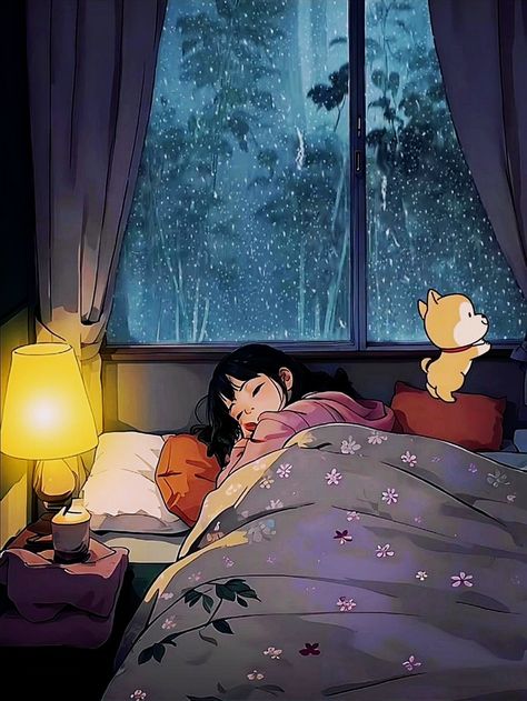 Sleeping Drawing, Dreamy Artwork, Art Journal Therapy, Cottage Art, Good Night Wishes, Anime Artwork Wallpaper, Cool Wallpapers Art, Beautiful Flowers Pictures, Dreamy Art