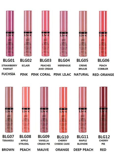 NYX Butter Gloss Nyx Butter Gloss Salty Coco, Nyx Butter Gloss For Fair Skin, Nyx Lip Gloss Swatches, Strawberry Cheesecake Nyx Butter Gloss, Nyc Butter Gloss, Nyx Butter Gloss Tiramisu, Nyx Butter Gloss Bit Of Honey, Nyx Butter Gloss Peaches And Cream, Nyx Lip Lingerie Swatches