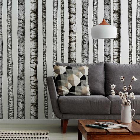 Roommate Decor, Temporary Decorating, White Birch Trees, Big Board, Tree Wall Decal, Birch Trees, White Birch, Woodland Nursery Decor, Nursery Wall Decals