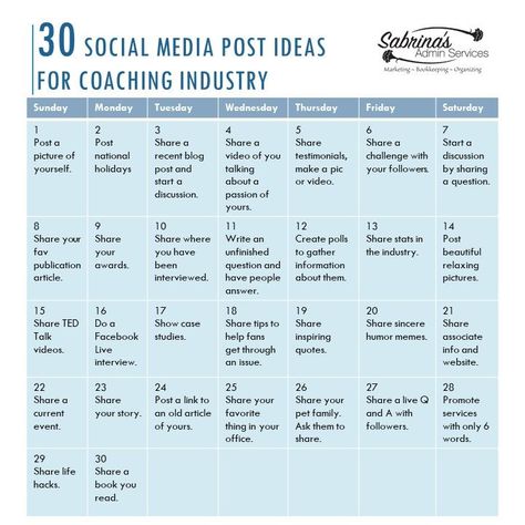 30 social media post ideas for the Coaching Industry - life coach social media engagement post ideas social media engagement for counselors, business coaches, executive coaches, leadership coaches, accountability coaches. - sabrinasadminservices.com Life Coaching Instagram Posts, Health Coach Post Ideas, Life Coaching Social Media Posts, Executive Coaching Tools, Coaching Social Media Posts, Life Coaching Post Ideas, Content Ideas For Life Coaches, Business Engagement Post Ideas, Life Coach Social Media Posts