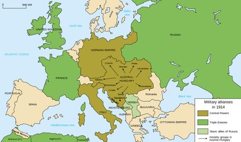 Map of military alliances of Europe in 1914. (English) Triple Entente, Triple Alliance, Empire Ottoman, Sweden Travel, South Korea Travel, Maputo, Europe Map, Korea Travel, Innsbruck