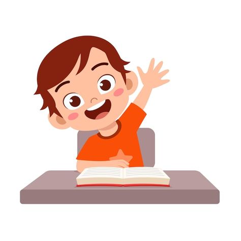 Little kid raise hand to answer the ques... | Premium Vector #Freepik #vector Raise Hand, English Games For Kids, Boy And Girl Drawing, Jolly Phonics Activities, Teachers Day Poster, Hand Raised, Kids Vector, Boy Drawing, Kids Study