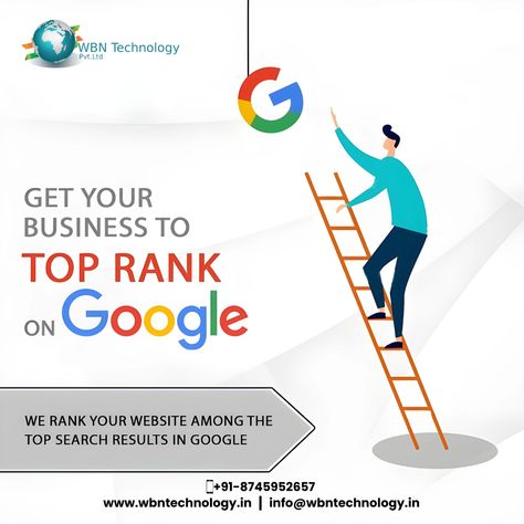 🚀 Ready to rule Google search results? We've got your back! 🌟 At Wbn Technology Pvt Ltd, we're all about helping you climb to the top of Google rankings! 📈 Our team uses super-smart digital marketing tricks to make sure your website shows up first when people search for what you offer. 🎯 Let's make your online presence shine, bring in more visitors, and boost your business like never before! 💼

Contact Us at:
📞 Mob: +91 8745952657


#RankTopOnGoogle People Search, Best Seo Company, Google Ranking, Google Search Results, Engaging Content, Seo Company, Online Presence, The Top, Digital Marketing