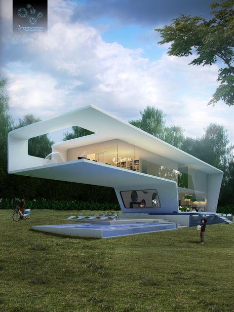 Nice Houses, Library Reference, Architecture Modern, Unique Houses, Minimalist Interior Design, Minimalist Furniture, Luxury Homes Dream Houses, Futuristic Architecture, Minimalist Interior