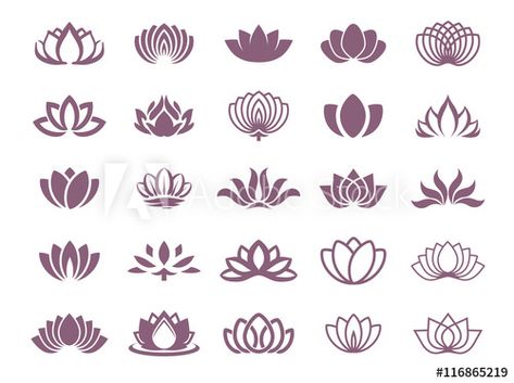 Lotus Vector Design, Lotus Flower Henna, Lotus Icon, Affinity Photo Tutorial, Lotus Illustration, Henna Doodle, Lotus Drawing, Lotus Flower Logo, Lotus Flower Tattoo Design