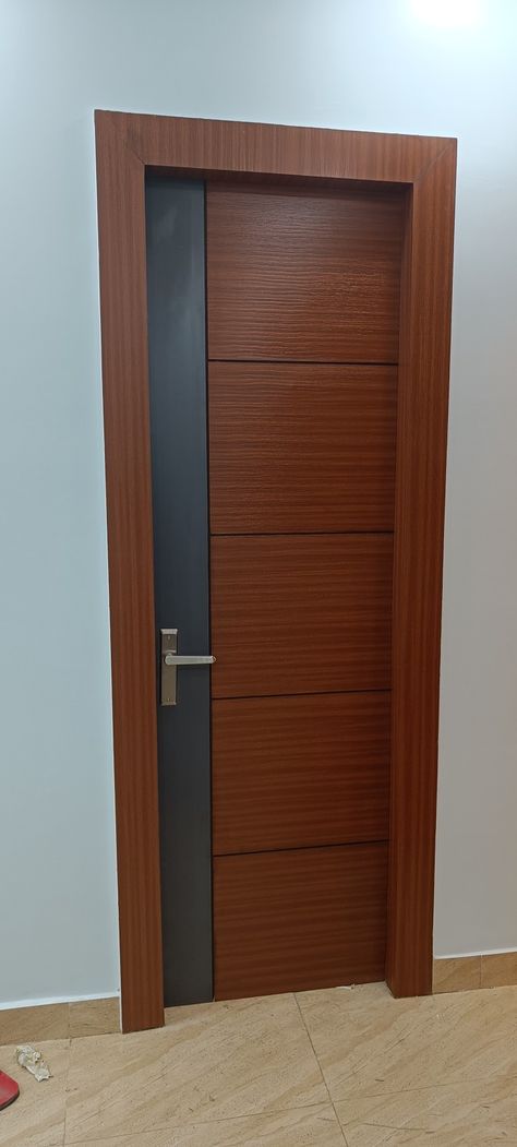 Plus Door Design Mica, Mica Door Design Modern, Flush Door Design Modern Sunmica, Mica Doors Design, Flush Doors Design Modern, False Door, Dressing Room Door, Flush Door Design, Home Door Design