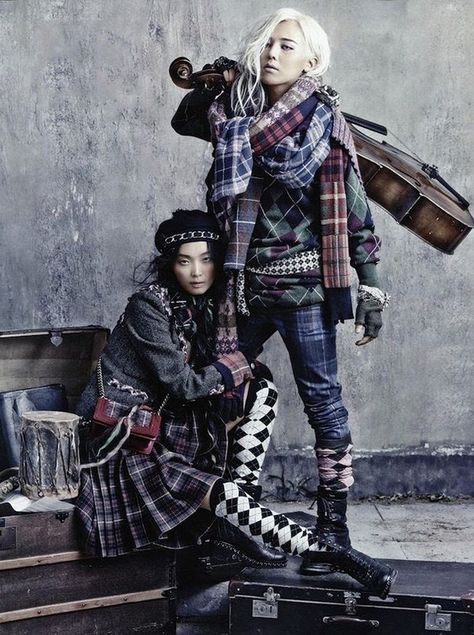 Korea Street, Hobo Chic, G-dragon, Ji Yong, Kim Sang, Riot Grrrl, Vogue Russia, Vogue Korea, Michael Fassbender