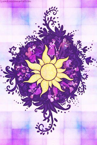 Tangled Disney Tangled, Rapunzel, Tangled, Sun, Disney, Yellow, Purple, For Sale, Flowers