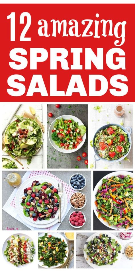 Easter Side Salads, Delived Eggs, Amazing Salad Recipes, Egg Macarons, Easter Salad Recipes, Delicious Salad Recipes, Easter Salad, Spring Salads, Fancy Salads