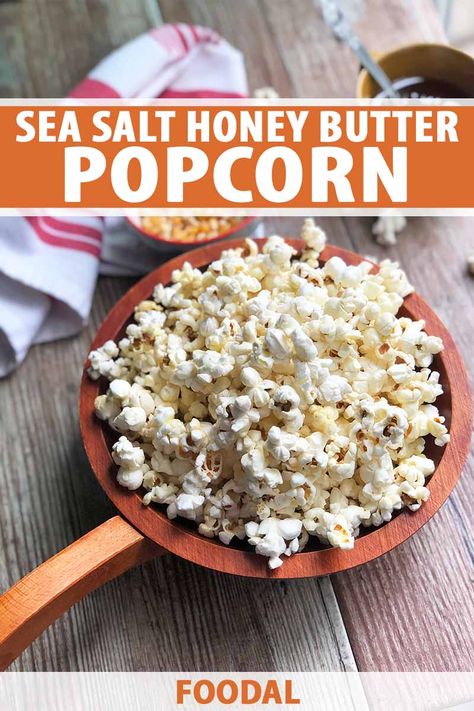 Popcorn Recipes Sweet, Honey Popcorn, Popcorn Recipes Easy, Savory Popcorn, Healthy Popcorn, Cooking Tricks, Quick Treats, Popcorn Recipe, Popcorn Seasoning