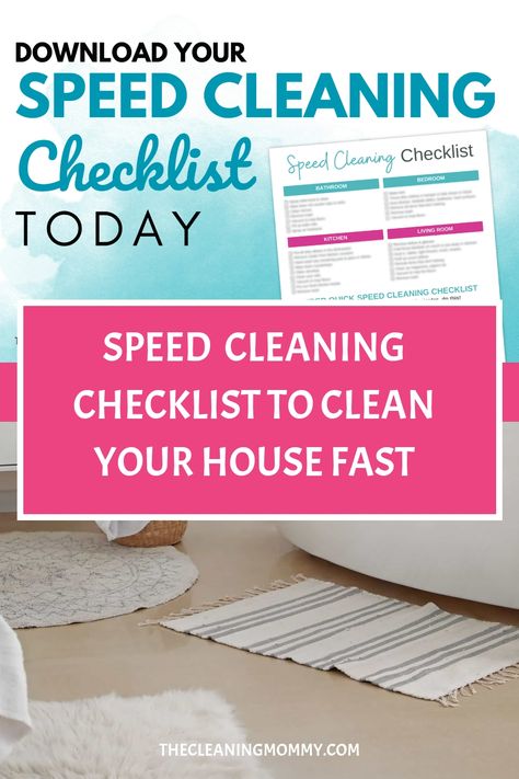 Struggling to keep up with cleaning? This speed cleaning checklist is perfect for busy days when you need to clean your home fast. Follow these simple steps to clean your house in under 30 minutes and enjoy a tidy space!   Whole House Cleaning Checklist One Day, Speed Cleaning House, Speed Cleaning Flow Chart, Speed Cleaning Checklist, Weekly Cleaning List, Cleaning Routines, Cleaning Checklist Printable, House Cleaning Checklist Fast Cleaning Checklist, Clean House In A Week, Full Home Cleaning Checklist, One Day House Cleaning Checklist, Clean House Flow Chart, Deep Cleaning House Schedule, Housekeeper Checklist Professional, Cleaning Flow Chart, Daily House Cleaning Checklist