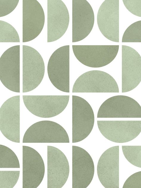 Green Patterns Aesthetic, Mid Century Modern Aesthetic Wallpaper, Green Pattern Tile, Sage Green Design, Green Aesthetic Pattern, Sage Green Pattern Wallpaper, Mid Century Fabric, Verde Sage, Cafe Pattern