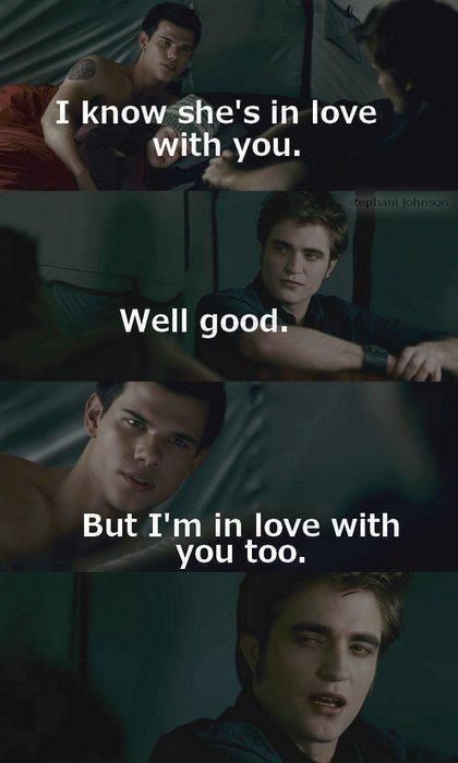 Stuff To Post On Facebook, Twilight Harry Potter, Funny Twilight, Twilight Saga Quotes, Twilight Videos, Twilight Jokes, Rafael Miller, Twilight Quotes, Twilight Saga Series