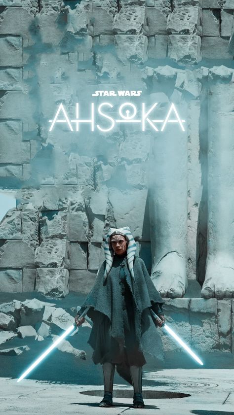 Ahsoka Show Poster, Ahsoka Series Wallpaper, Star Wars Ahsoka Wallpaper, Ahsoka Series, Phone Pic, May The Fourth Be With You, Star Wars Ahsoka, Star Wars Wallpaper, Ahsoka Tano