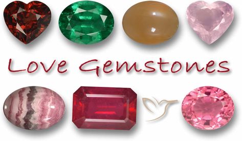 Gemstones for Love - Our magnificent 7 Gems of the Heart Magnificent 7, Birthstones By Month, Pink Garnet, Healing Magic, New Relationship, Demantoid Garnet, Rubellite Tourmaline, Aroma Oil, Witchy Woman