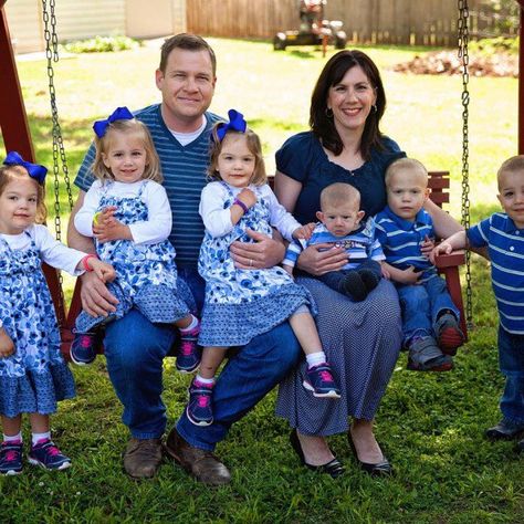 Triplets, twins and baby makes one more for family with six kids in two years Identical Quadruplets, How To Conceive Twins, Multiple Births, Busby Family, Multiples Baby, 4 Girls, Three Boys, Adopting A Child, Toilet Training