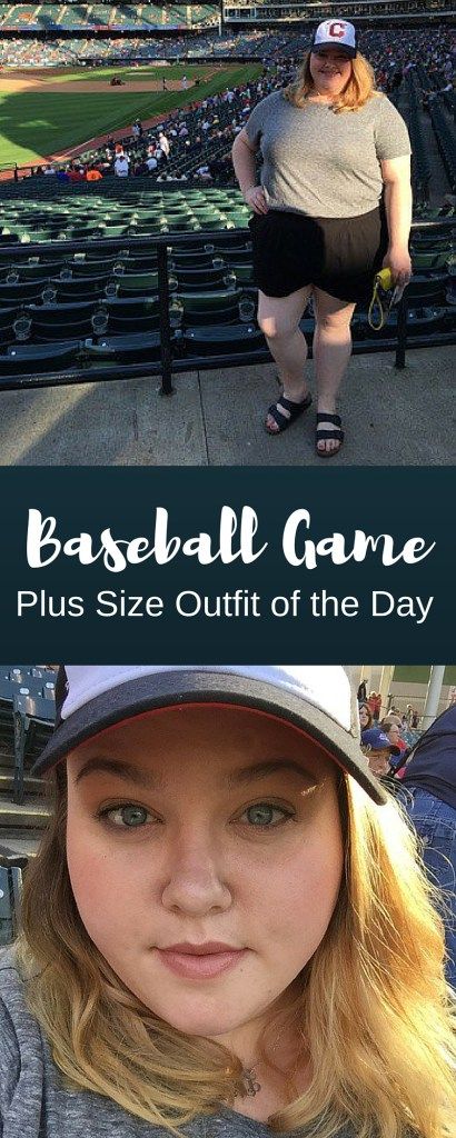 Going to a baseball game and don't know exactly what to wear? Think basic for your plus size outfit of the day! Baseball Game Outfit Women Plus Size, Ball Park Outfits, Baseball Game Outfit Women Cold, Plus Size Baseball Game Outfit, What To Wear To A Baseball Game, Fall Baseball Game Outfit, Cute Baseball Game Outfit, Ballpark Outfit, Baseball Game Outfit Women