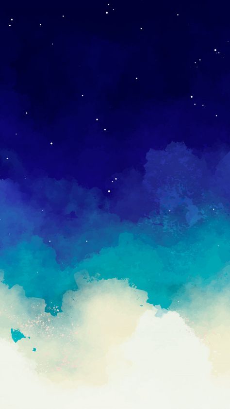 Blue watercolor starry sky background | Free Vector #Freepik #freevector Starry Sky Watercolor, Sky Background Drawing, Watercolor Night Sky, Abstract Star, Sparkles Background, 타이포그래피 포스터 디자인, Background Drawing, Sky Design, Sky Background