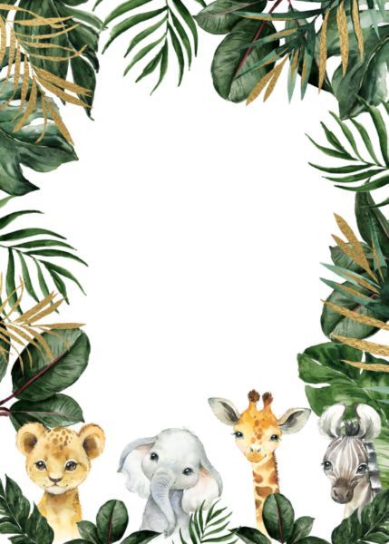 Baby Shower Jungle Theme: How to Pull of a Fantastic Party 15 Jungle Animal Baby Shower Theme, Baby Shower Jungle Theme, Wild Baby Shower, Theme Bapteme, Safari Baby Shower Boy, Décoration Baby Shower, Baby Shower Jungle, Baby Shower Safari, Jungle Safari Baby