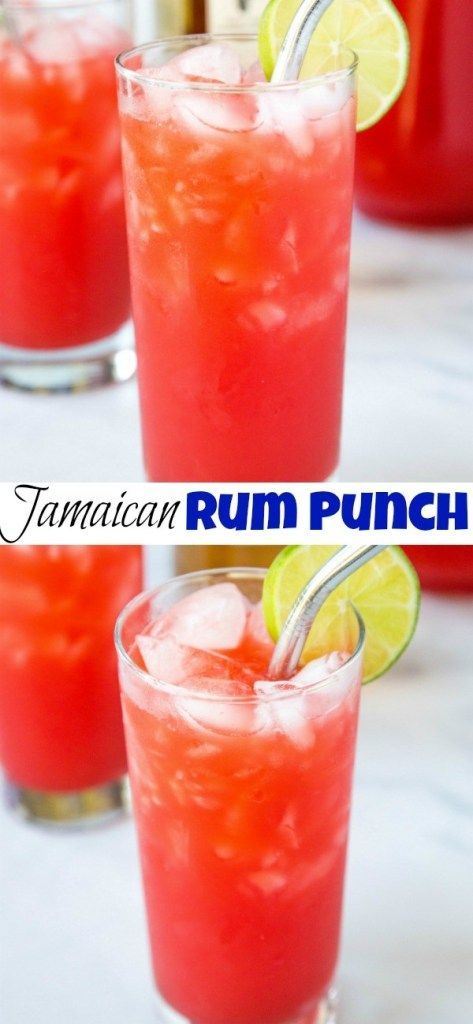 Jungle Juice With Malibu Rum, Rum Fruit Punch, Non Alcoholic Rum Punch, Summer Rum Punch, Jamaican Cocktails Drink Recipes, Best Rum Punch Recipe, Spice Rum Drinks, Run Punch Recipe, Rum Punch Recipes Easy