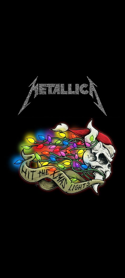 METALLICA Metallica Christmas Wallpaper, Metallica Christmas, Metallica Wallpapers, Jason Newsted Metallica, Metallica Logo, Metallica Art, Jason Newsted, Cool Backgrounds, My Favorite Music