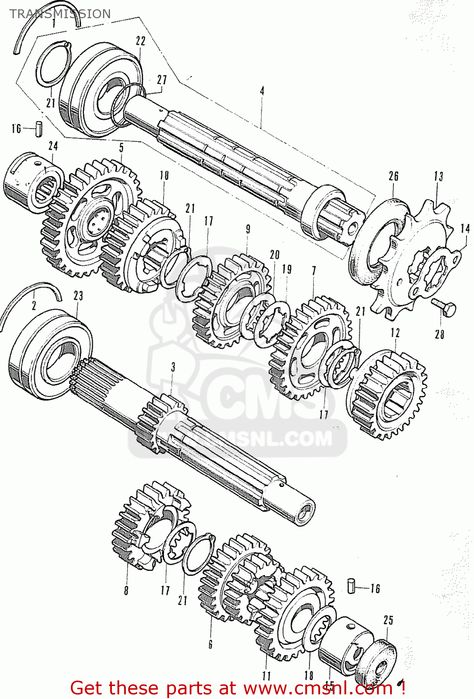 Honda CB500 Four K0 (France) - TRANSMISSION SCHEMATIC Honda Rc211v, Honda Cb 500, Motorcycle Drawing, Motorcycle Repair, Industrial Design Sketch, Performance Engines, Dwayne The Rock, Cad Drawing, Honda Cb