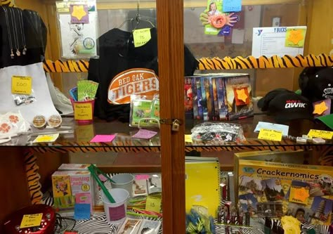 pbis school store School Store Ideas Middle School, School Store Decorations, Pbis School Store, Pbis Store Ideas, Classroom Store Ideas Middle School, Pbis School Store Ideas, Student Store Ideas Elementary, School Store Ideas Highschool, School Spirit Store Ideas