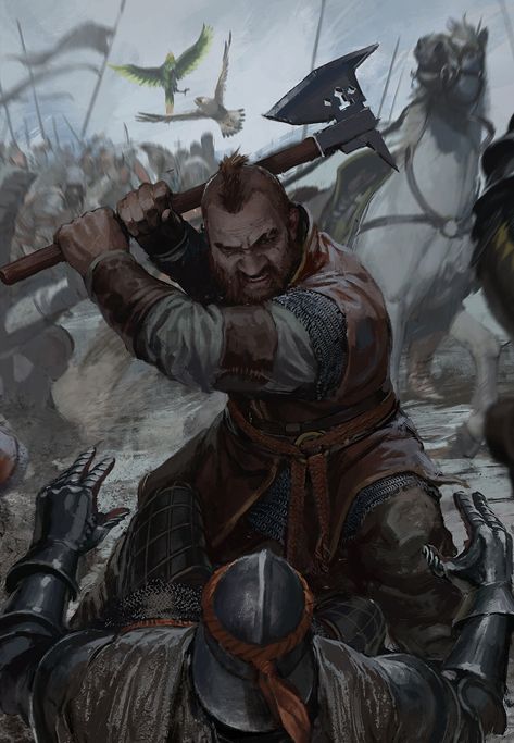 Zoltan Chivay | Witcher Wiki | Fandom The Dwarves, Dwarven Warrior, Witcher Art, Heroic Fantasy, Fantasy Battle, Fantasy Races, High Fantasy, The Witcher, 판타지 아트