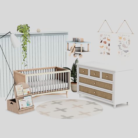 hope you enjoy this set for you sims' family <3 info of cc item(s) is under the cut! pls lmk if there’s any problems & feel free to tag me if you use them in your gameplay and post to tumblr! <3 T… Sims 4 Base Game Changing Table, Sims 3 Nursery Cc, Baby Stuff Sims 4 Cc, Sims 4 Infant Crib, Sims 4 Cribs, Sims 4 Cc Nursery Furniture, Sims 4 Crib Cc, Sims4 Baby Cc, Nursery Sims 4 Cc