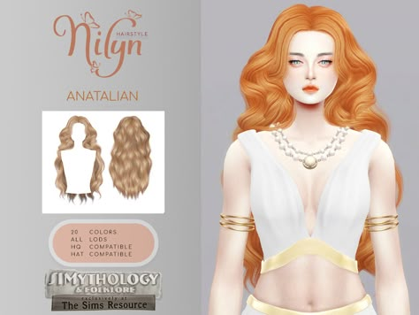 Sims 4 Cc Hair Alpha Free, Sims 4 Cc Greek Goddess Dress, Sims 4 Elegant Hair, Sims 4 Victorian Hair, Sims 4 Princess Hair, Sims 4 Cc Long Hair, Sims 4 Greek, Cc Sims 4 Hair, Greek Style Dress