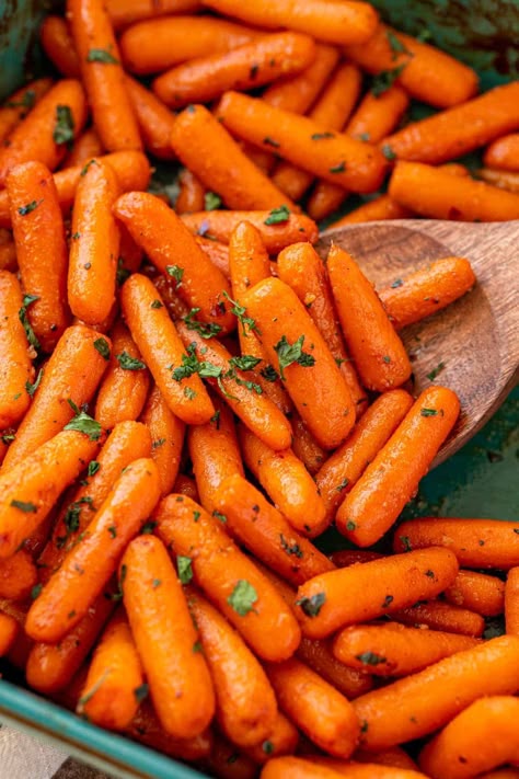 Hot Honey Dishes, Hot Honey In Recipes, Spicy Glazed Carrots, Siracha Honey Carrots, Hot Vegetable Side Dish Thanksgiving, Hot Honey Vegetables, Hot Honey Carrots Oven, Recipes Using Mike's Hot Honey, Hot Honey Roasted Carrots