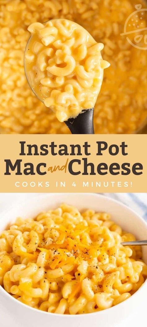 This Instant Pot Mac and Cheese is rich, incredibly cheesy, creamy and delicious. This easy Mac and Cheese recipe requires only one pot, no draining and ready in less than 15 minutes! #recipe #instantpot #macandcheese #pasta #lemonblossoms Ip Macaroni And Cheese, Macaroni And Cheese Instant Pot, Instapot Mac And Cheese Recipe, Insta Pot Mac & Cheese Recipes, Mac N Cheese Instant Pot, Instapot Mac And Cheese, Instant Pot Mac N Cheese, Pressure Cooker Mac And Cheese, Mac And Cheese Instant Pot