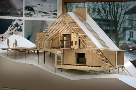 possible greenland A Frame Houses, Pavilion Architecture, Concept Models Architecture, Architectural Model, Arch Model, Architecture Model Making, Architecture Concept Drawings, Structure Architecture, Venice Biennale