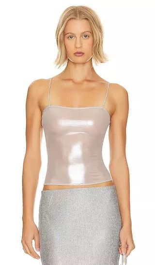 The Liquid Tank in Silver | Revolve Clothing (Global) Dirty 30, Paris Outfits, Going Out Outfits, Fashion Help, Fashion Killa, Fitness Inspo, Fashion Inspo Outfits, Cool Girl, Strapless Top