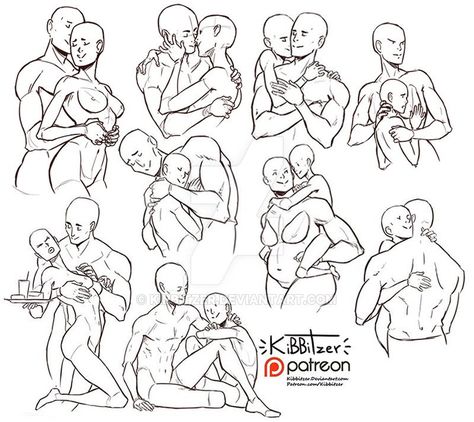 Couple Poses Reference, Beautiful Illustration, Arte Inspo, Poses References, Character Poses, Body Drawing, Drawing Practice, Couple Drawings, Art Poses