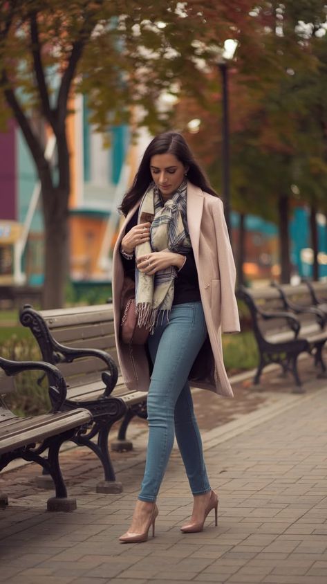 35+ Must-Try Jeans Going Out Outfit Combinations Club Jeans Outfit, Jeans Dinner Outfit Classy, Jeans Dinner Outfit, Jeans Going Out Outfit, Outfits For Night Out, Most Flattering Jeans, Dressing Up Jeans, Dinner Outfit Classy, Long Beige Coat