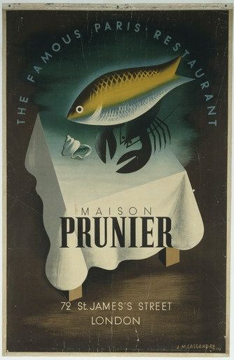 Pierre Bernard, Art Deco Graphics, A M Cassandre, Metro Paris, Graphic Design History, Restaurant Poster, Poster Artist, Retro Advertising, Paris Restaurants