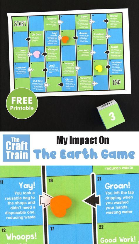 Printable Earth Day game for kids Earth Day Games For Kids, Recycling Games For Kids, Recycling Games, Earth Day Games, Earth Games, Environmental Activities, Camp Themes, Train Projects, Earth Day Projects