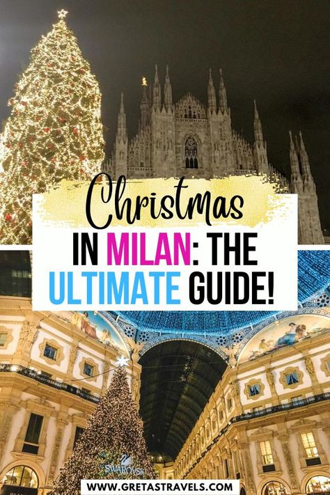 Christmas In Milan Italy, Milan New Year, Milan Italy Christmas, Winter Milan Outfit, Milan At Christmas, Milan Christmas Market, Milan In December, Christmas In Milan, Milan Outfits Winter