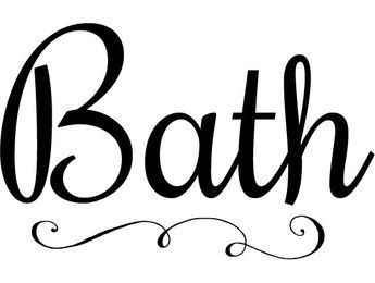 Bath Door Bathroom Vinyl Decal Bathroom Vinyl Decals, Bath Sign, Bath Door, Bathroom Vinyl, Elegant Bath, Door Bathroom, Cricut Fonts, Groomsmen Gifts, Cricut Explore Air