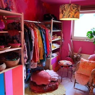 Tiffany Room, Dream Dressing Room, Arbor Decor, Pink Rooms, Big Closets, Closet Office, Creative Storage, Boutique Stores, Little Designs