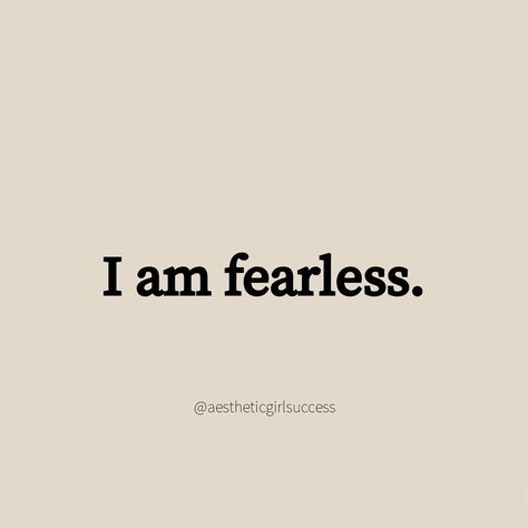 I Am Fearless, Inspo Quotes, Daily Affirmations, Positive Affirmations, Affirmations, Quotes, Quick Saves