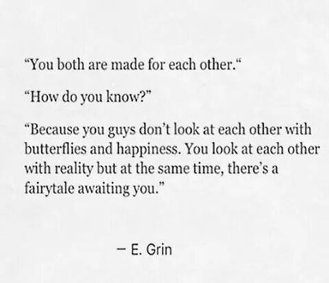 You both are made for each other Made For Each Other Quotes, Top Movie Quotes, Senior Yearbook Quotes, Honeymoon Stage, Yearbook Quotes, Made For Each Other, Poem Quotes, Poetry Quotes, Pretty Words