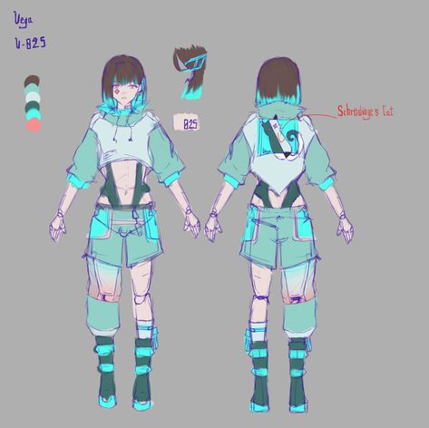 Anime Cyberpunk Design, Fantasy Cyberpunk Outfits, Outfit Ideas Futuristic, Cyberpunk Japanese Outfit, Futuristic Oc Art, Cyberpunk Anime Oc, Cyberpunk Aesthetic Character, Futuristic Clothes Drawing, Cuber Punk Outfits